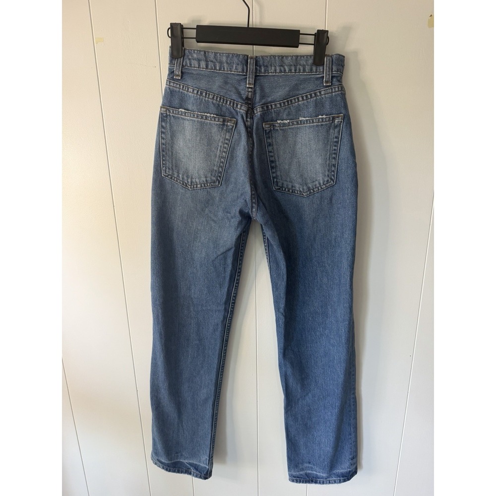 Reformation Cynthia High Relaxed Jeans Size 25 Antigua Wash Button Fly - Picture 6 of 11